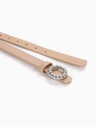 Ремень женский, 2.3×105 см, металлическая пряжка, бежевый 10943956