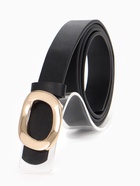 Ремень женский, золотистая пряжка, 2.3×105 см, чёрный 10943957