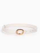 Ремень женский, золотистая пряжка, 2.3×106 см, белый 10943958