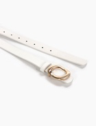 Ремень женский, золотистая пряжка, 2.3×106 см, белый 10943958