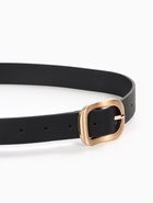 Ремень женский, 2.7×105 см, 1 прокол, золотистая пряжка, чёрный  (артикул 10943961)  большой выбор товаров оптом и в розницу по низким ценам с доставкой