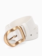 Ремень женский, 2.7×105 см, золотистая пряжка, 1 прокол, белый 10943962