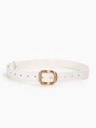 Ремень женский, 2.7×105 см, золотистая пряжка, 1 прокол, белый 10943962