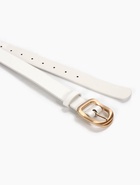 Ремень женский, 2.7×105 см, золотистая пряжка, 1 прокол, белый 10943962