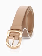 Ремень женский, 2.7×105 см, золотистая пряжка, 1 прокол, бежевый - фото 809458711