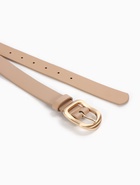 Ремень женский, 2.7×105 см, золотистая пряжка, 1 прокол, бежевый 10943963