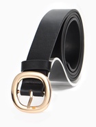 Ремень женский, 2.8×107 см, 1 прокол, золотистая пряжка, чёрный - фото 809458712