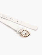 Ремень женский, 2.8×105 см, 1 прокол, золотистая пряжка, белый 10943965