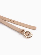 Ремень женский, 2.8×105 см, 1 прокол, золотистая пряжка, бежевый 10943966