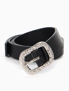 Ремень женский, металлическая пряжка, 2.3×105 см, чёрный 10943967