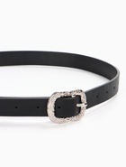 Ремень женский, металлическая пряжка, 2.3×105 см, чёрный 10943967