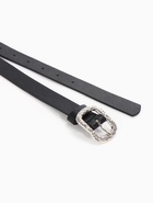 Ремень женский, металлическая пряжка, 2.3×105 см, чёрный 10943967