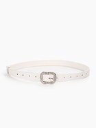 Ремень женский, металлическая пряжка, 2.3×105 см, белый 10943968