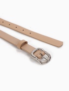 Ремень женский, металлическая пряжка, 2.3×105 см, бежевый 10943969