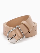 Ремень женский, 1 прокол, металл пряжка, 2.8×105 см, бежевый 10943973