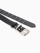 Ремень женский, 3.5×105 см, с люверсами, пряжка металл, чёрный - Фото 6