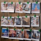 УЦЕНКА Гирлянда «Нить» 2 м, роса, с насадками «Прищепки-ёлочки», IP20, серебристая нить, 20 LED, от батареек ААх2, свечение тёплое белое - Фото 3