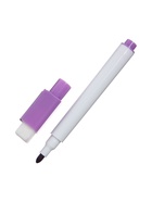 Маркер для доски, сиреневый, узел 2 мм, с магнитом, с губкой - Фото 3