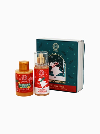 УЦЕНКА URAL LAB Винтер Мэлоди набор «Тепла и уюта», гель для душа мини и мист для тела