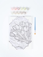 Картина по номерам «Нежность тюльпанов», 20×30 см  (артикул 10962112)  большой выбор товаров оптом и в розницу по низким ценам с доставкой