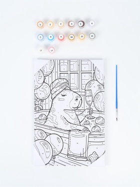 Картина по номерам «Выходной», 20×30 см