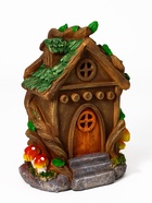 Садовый фонарь «Сказочный дом», 20×10×16 см, полистоун - Фото 1