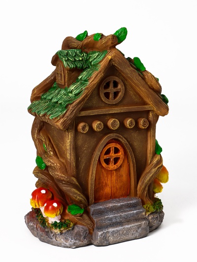 Садовый фонарь «Сказочный дом», 20×10×16 см, полистоун