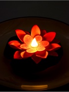 Садовый светильник для водоёмов «Лотос», 10×13×15 см, на батарейке, розовый 10933409