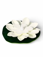 Садовый светильник для водоёмов «Лотос», 10×13×15 см, на батарейке, белый - фото 809458853