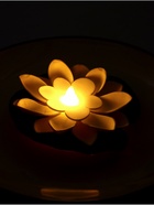 Садовый светильник для водоёмов «Лотос», 10×13×15 см, на батарейке, белый - Фото 7