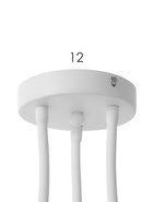 Светильник потолочный 10119/3, 3хE27, 60Вт, белый - фото 809458862