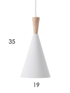 Светильник подвесной 10272/1, 1хE27, 40 Вт, белый - фото 68180835