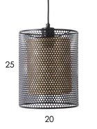 Светильник подвесной 10282/1, 1хE27, 60 Вт, чёрный - фото 68180845