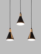 Светильник подвесной 10286/3, 3хE27, 40 Вт, чёрный - фото 68180852