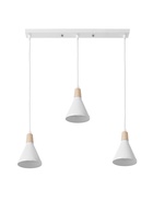 Светильник подвесной 10286/3, 3хE27, 40 Вт, белый - фото 68180860