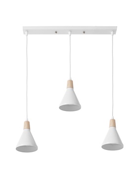 Светильник подвесной 10286/3, 3хE27, 40Вт, белый