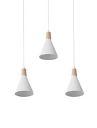 Светильник подвесной 10286/3, 3хE27, 40 Вт, белый - фото 68180861