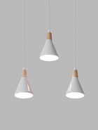 Светильник подвесной 10286/3, 3хE27, 40 Вт, белый - фото 68180862