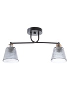 Люстра 12197/2, 2хE27, 40Вт, чёрный/серый - фото 809458943