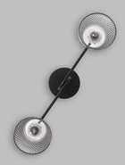 Люстра 12197/2, 2хE27, 40Вт, чёрный/серый - фото 809458946