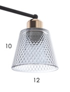 Люстра 12197/2, 2хE27, 40Вт, чёрный/серый - фото 809458948