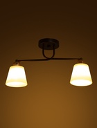 Люстра 12197/2, 2хE27, 40Вт, чёрный/белый - фото 809458954