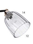 Люстра 12229/2, 2хE27, 60Вт, чёрный/золото - фото 809458966