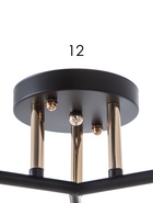 Люстра 12229/3, 2хE27, 60 Вт, чёрный/золото - Фото 5
