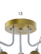 Люстра 12233/3, 3хE27, 60 Вт, золото/белый - Фото 5