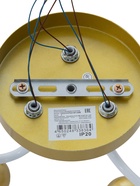 Люстра 12233/3, 3хE27, 60 Вт, золото/белый - фото 809458986