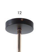 Люстра 12253/3, 3хE27, 60 Вт, кофе/золото - фото 809459001