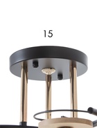 Люстра 13186/3, 3хE27, 60 Вт, чёрный/золото - фото 809459010