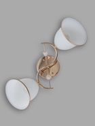 Люстра 13210/2, 2хE27, 40 Вт, белый/золото  (артикул 10975983)  большой выбор товаров оптом и в розницу по низким ценам с доставкой