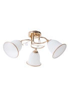 Люстра 13210/3, 3хE27, 40 Вт, белый/золото  (артикул 10975984)  большой выбор товаров оптом и в розницу по низким ценам с доставкой